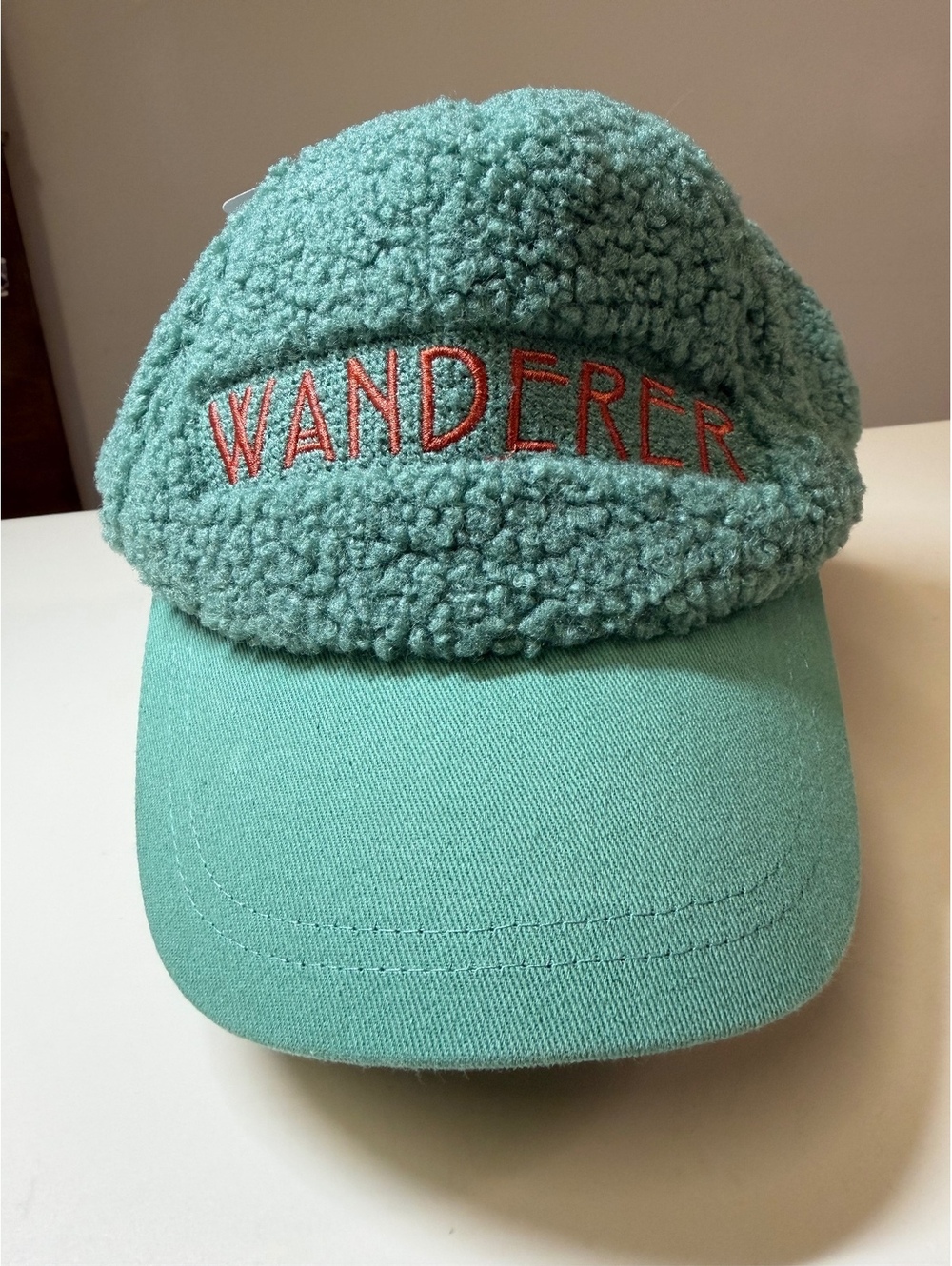 Top Paw Wanderer Dog Hat Large/X-Large Green Sherpa Fleece Cap